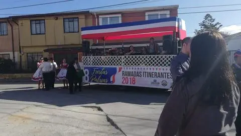 Ramada itinerante prendió con cueca los barrios de Concepción