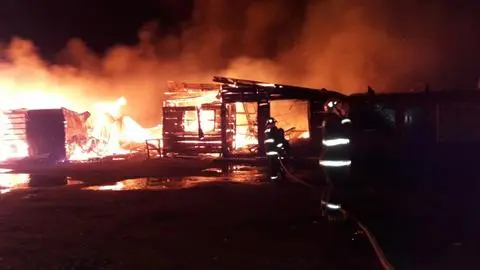 En Cañete investigan posible ataque incendiario a una cabaña