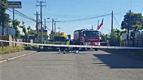 Adulto mayor muere atropellado en calle Jaime Repullo en Talcahuano