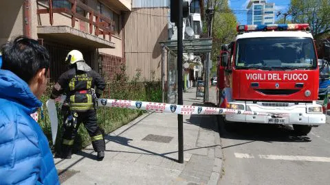 Fatiga de material provoca fuga de gas en pleno centro de Concepción