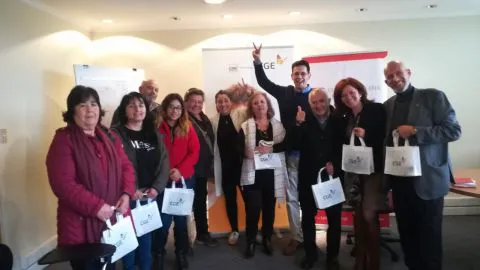 Dirigentes sociales participan en capacitación organizada por CGE