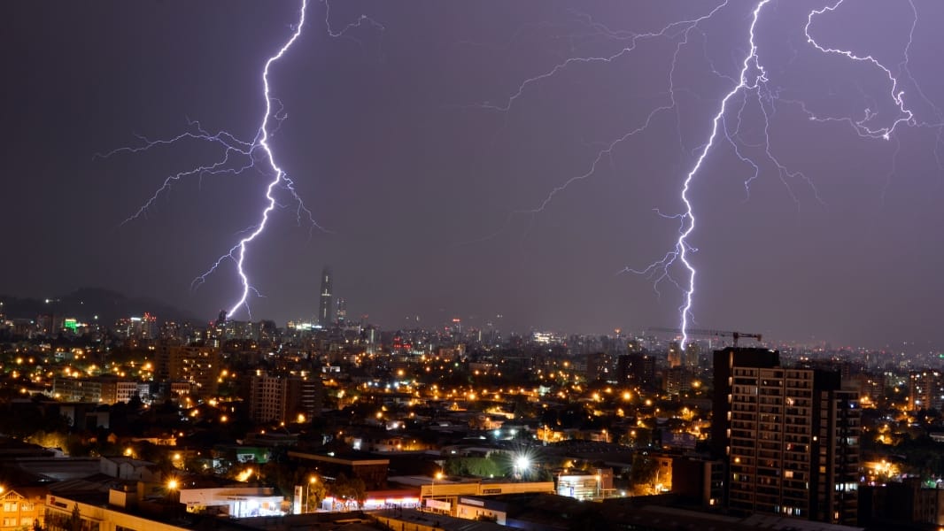 Anuncian posible tormenta eléctrica en el Gran Concepción