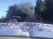 Un carabinero herido: Manifestantes mantienen cortada ruta Cañete-Tirúa pidiendo justicia por Catrillanca