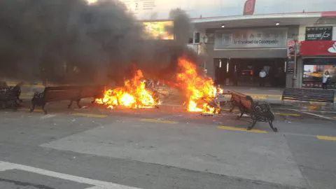 Protesta por muerte de comunero terminó con detenidos en Concepción
