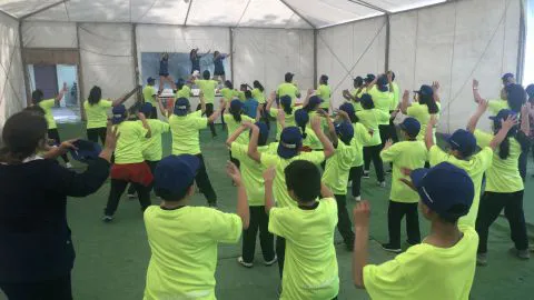 Niños y niñas de residencias del Sename disfrutaron de tarde deportiva recreativa