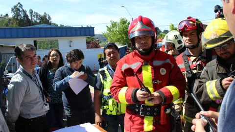 Hospital de Tomé realizó de forma exitosa su tercer simulacro de emergencia