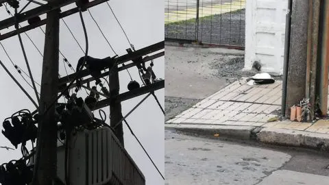 Gaviotas habrían chocado con transformador y dejan sin luz a varios sectores de Talcahuano