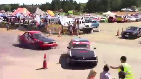 VIDEO: El espectacular accidente en el autódromo de Cabrero que por milímetros no causó muertes
