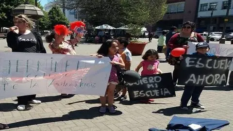 El drama de los niños de la Agüita de la Perdiz de Concepción al no tener su escuela