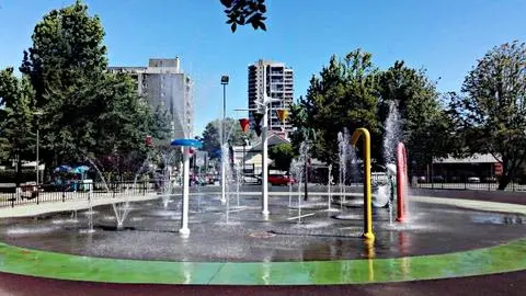 Juegos de agua en Concepción son alternativa perfecta para capear intenso calor