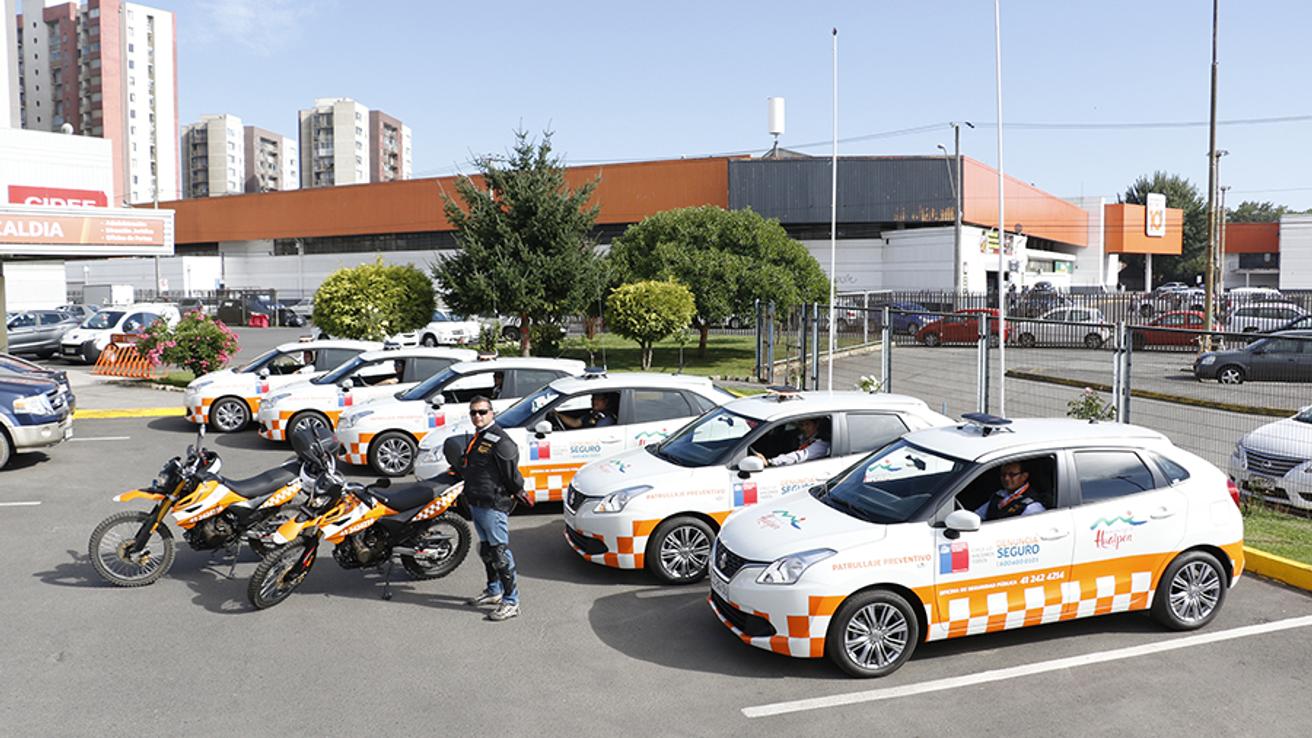 Nuevos vehículos de seguridad llegan a Hualpén