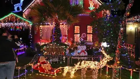 Espectaculares ornamentaciones navideñas deslumbraron en Talcahuano