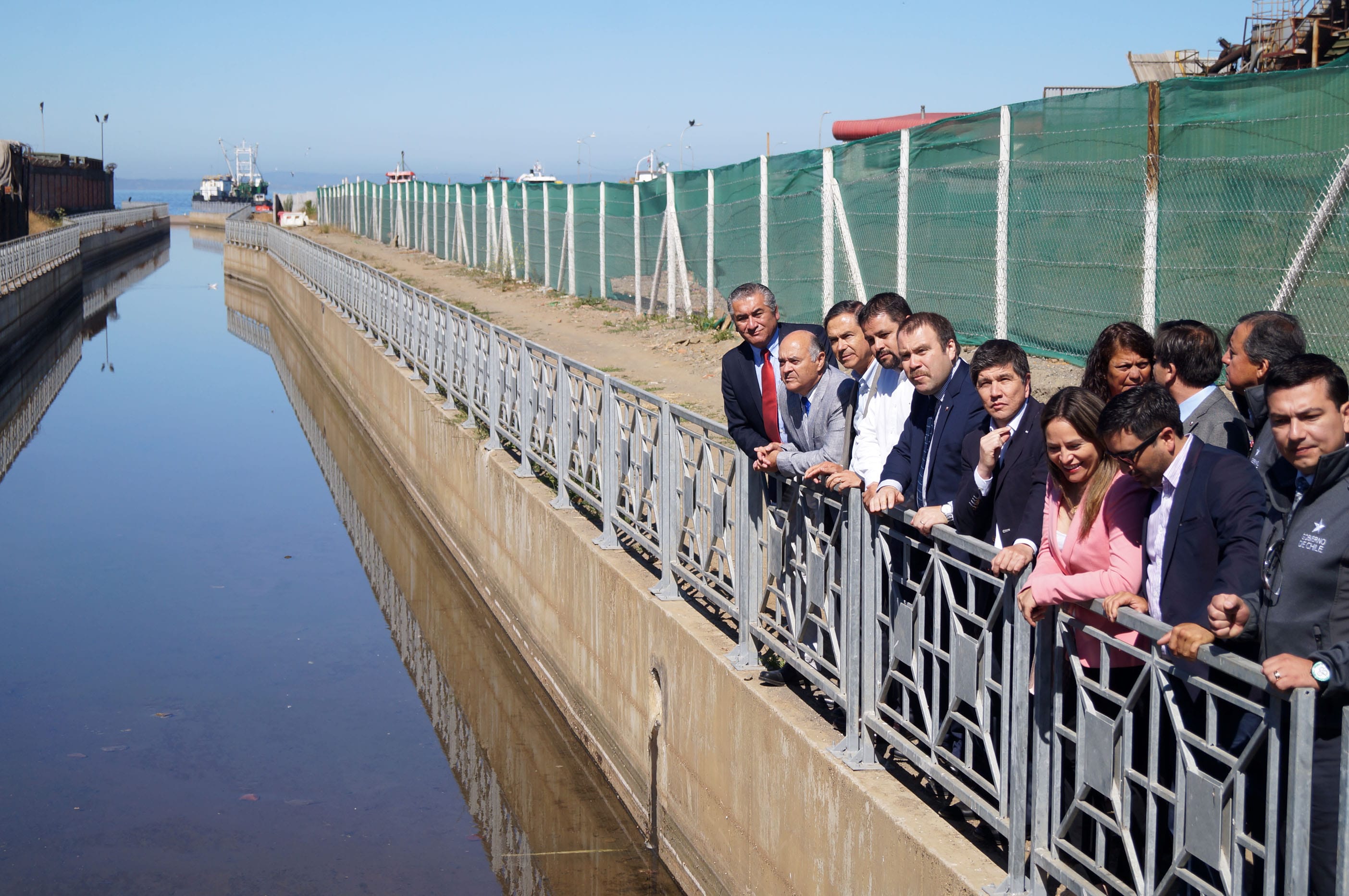 En Lota inauguran primera etapa de colectores de Aguas Lluvias