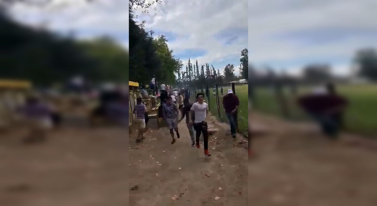 [VIDEO] Impactante balacera en partido de fútbol amateur