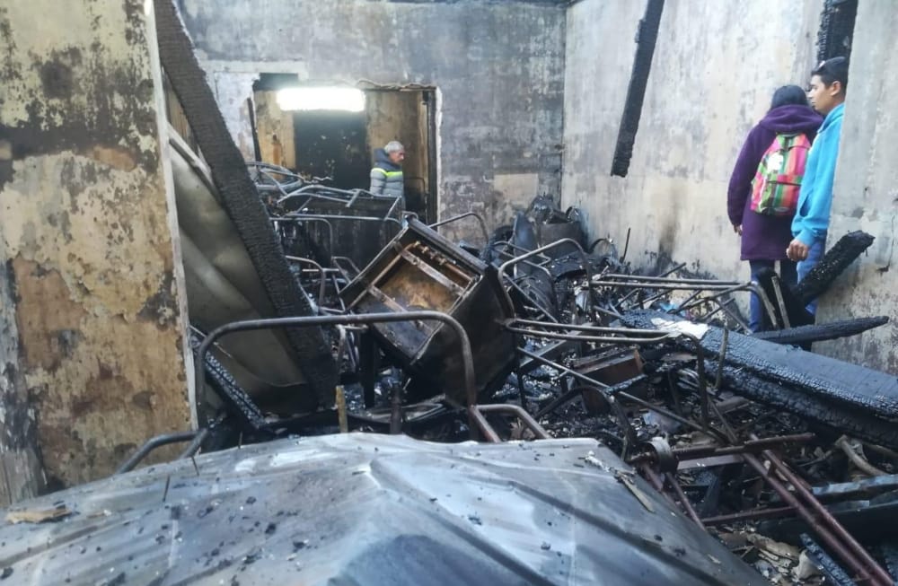 Tras devastador incendio inician emotiva campaña para ayudar a recicladoras de Concepción