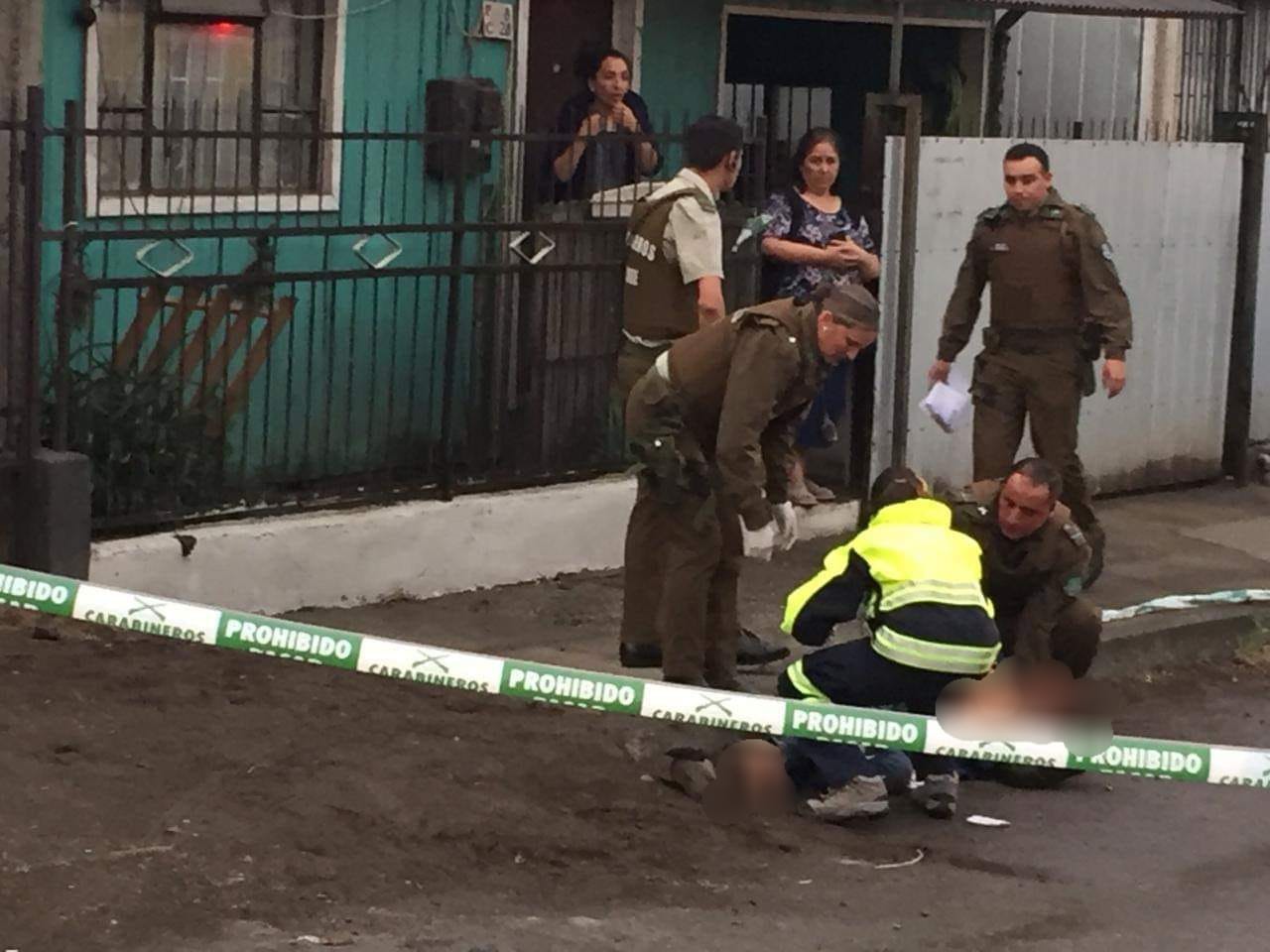 Hombre fue baleado en plena vía pública en Concepción