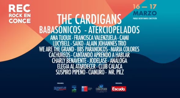 Entregan Line Up oficial del REC 2019: lo encabeza The Cardigans y Babasónicos