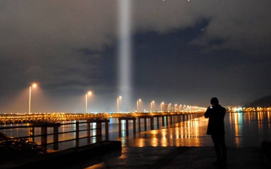 Gigantesca luz será vista desde todo Concepción en conmemoración del 27-F
