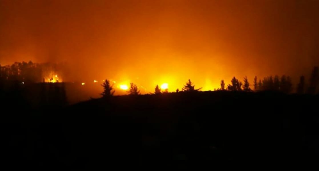 La peor noche de Nacimiento: Evacuaciones y ‘calor infernal’ quitan el sueño a vecinos