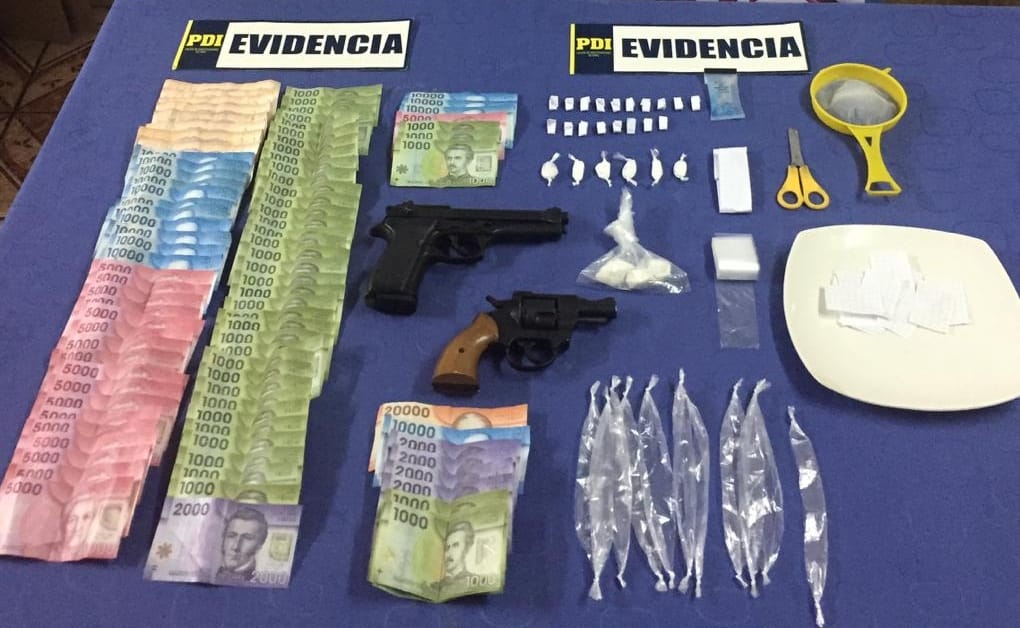 Desbaratan peligrosa banda de traficantes de droga que operaba en Dichato