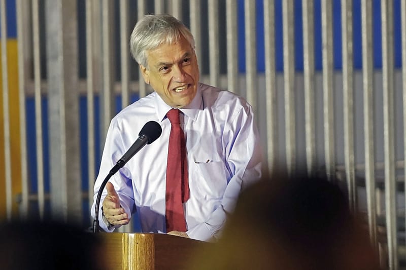 Encuesta Cadem: Sebastián Piñera cierra el año con un 80% de desaprobación