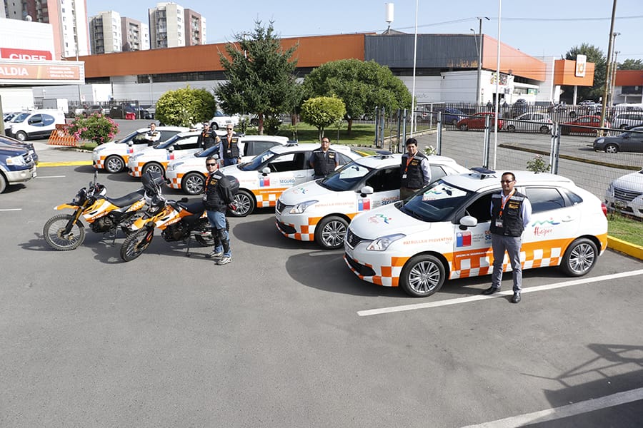 Comenzó el patrullaje de la nueva flota vehicular de Seguridad Ciudadana en Hualpén