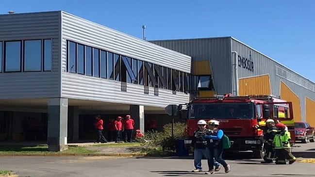 Embotelladora de Coronel es objeto de sumario y clausura de una parte por fuga de amoníaco