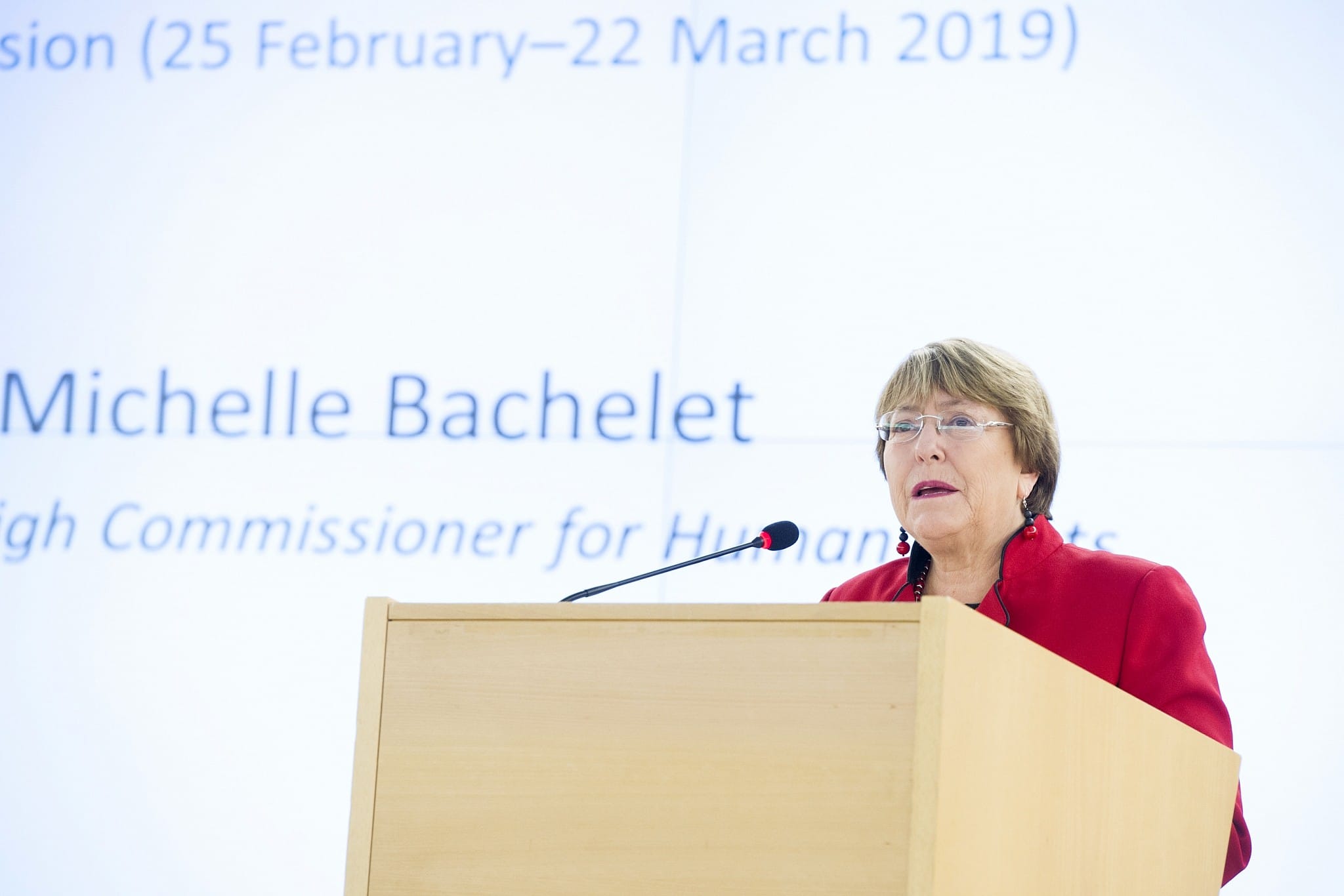 Michelle Bachelet muestra su preocupación por la violación de DDHH en Venezuela