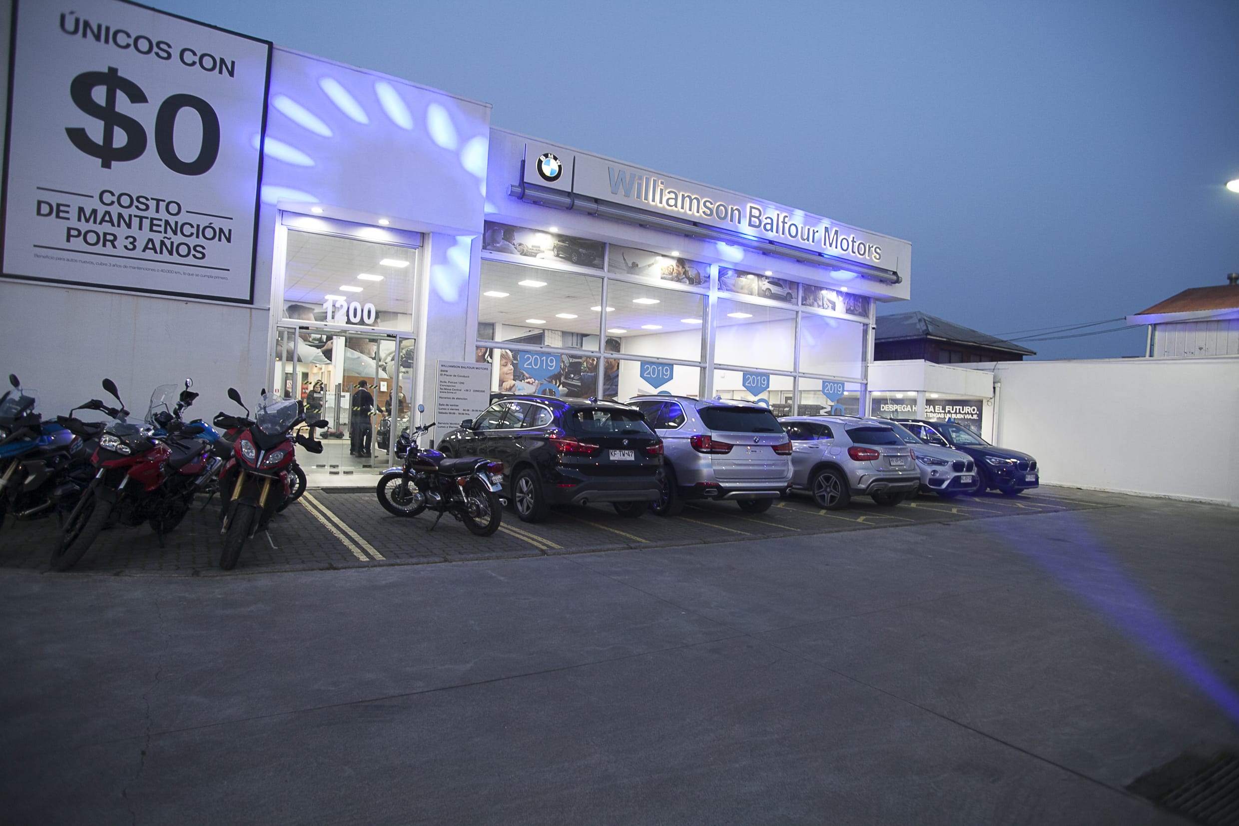 BMW se lució con tremenda venta nocturna en Concepción