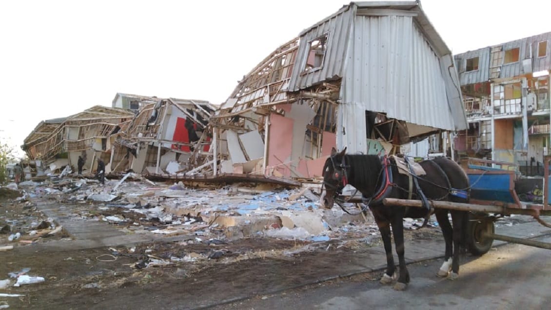San Pedro de la Paz: Block de lata de Michaihue se derrumbó