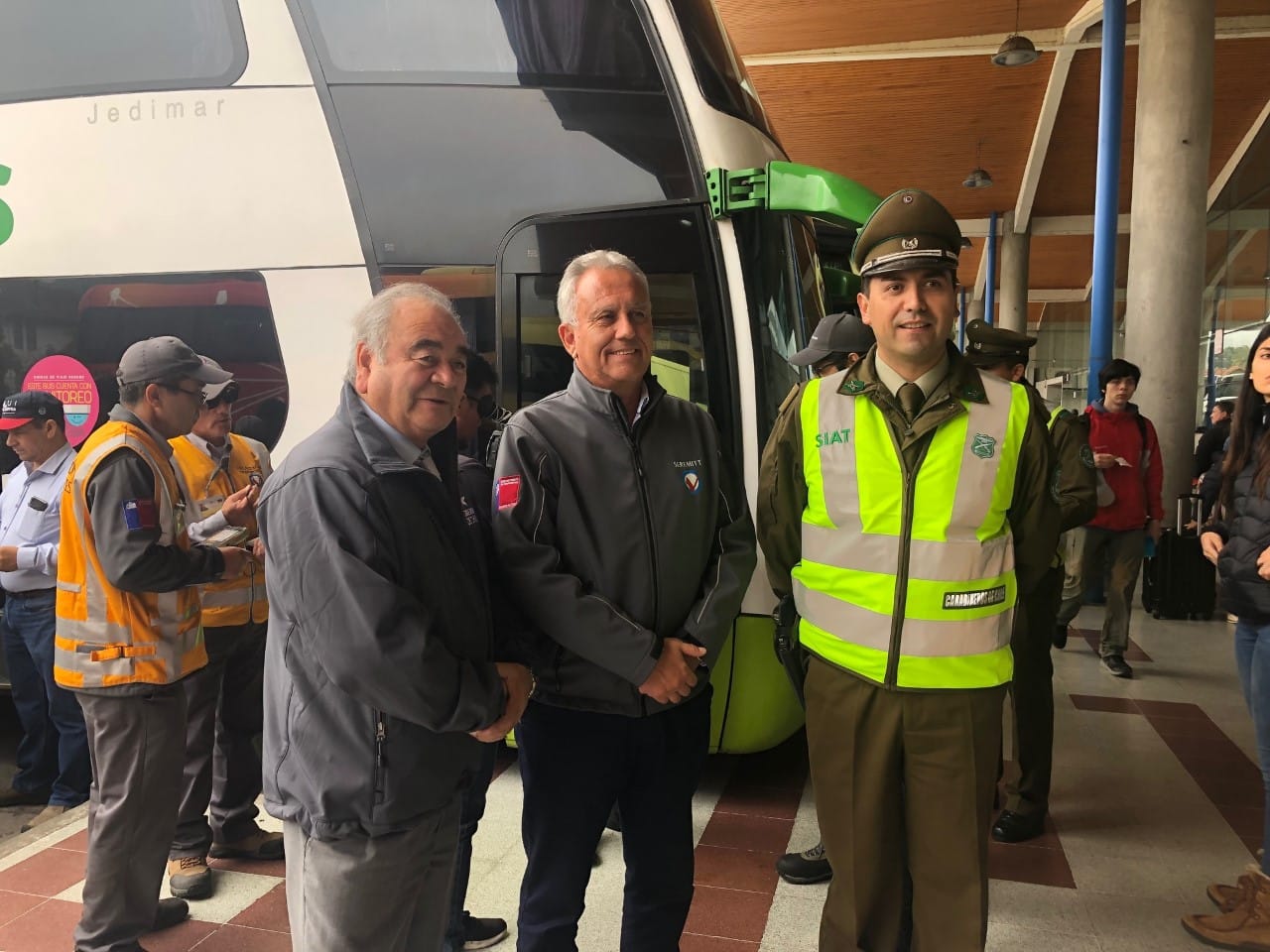 Concepción: Intensifican fiscalización en Terminal Collao ante masiva salida de buses en Semana Santa