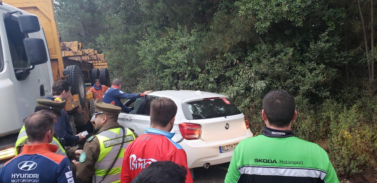 Sebastian Loeb, nueve veces campeón Mundial de Rally chocó con un camión en Santa Juana