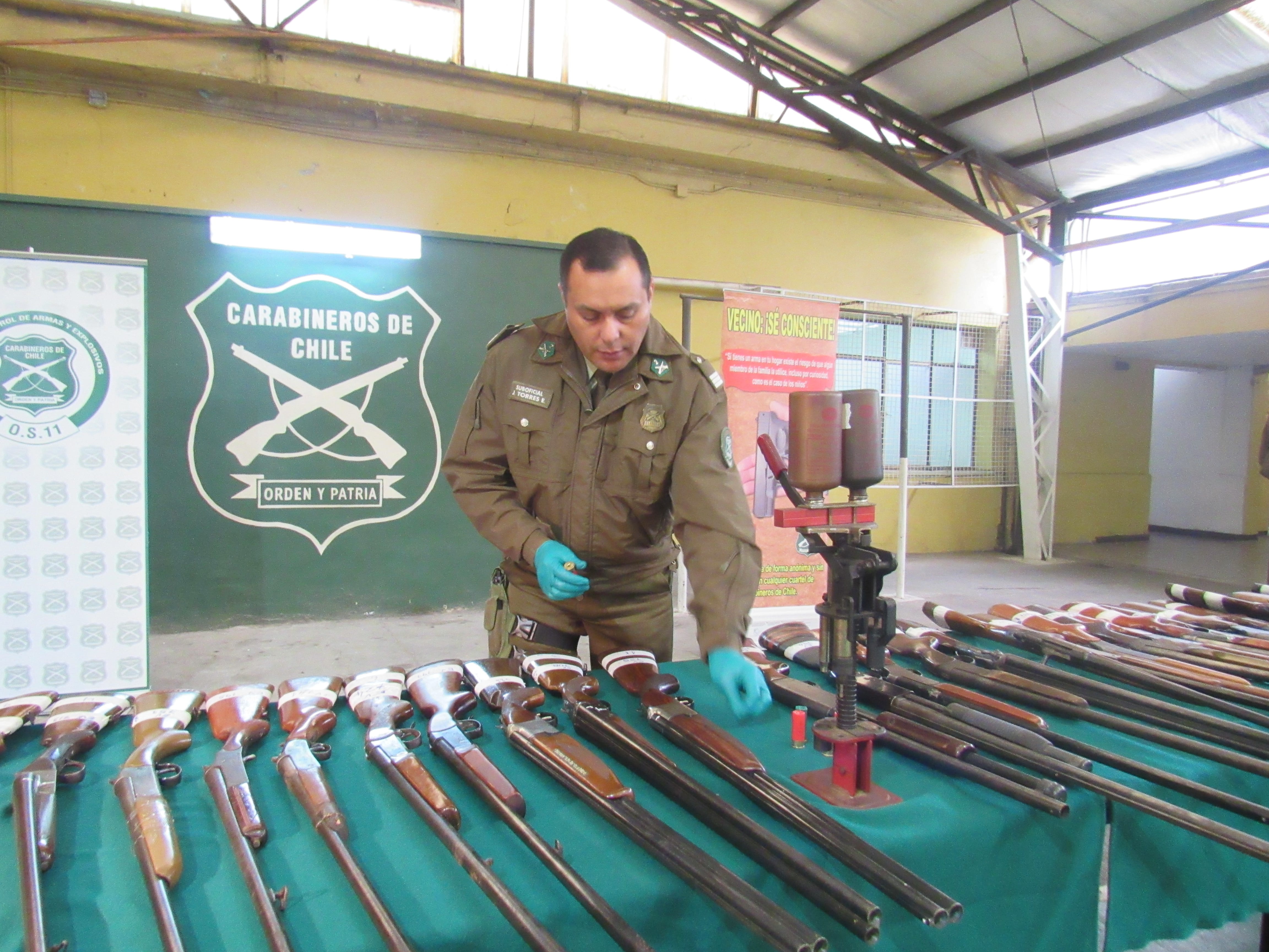 Sacan de circulación más de 200 armas en la Región del Biobío