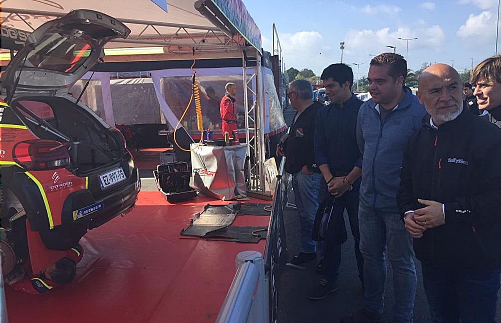 Parque de Asistencia del Rally Mundial está listo y dispuesto para el gran evento motor