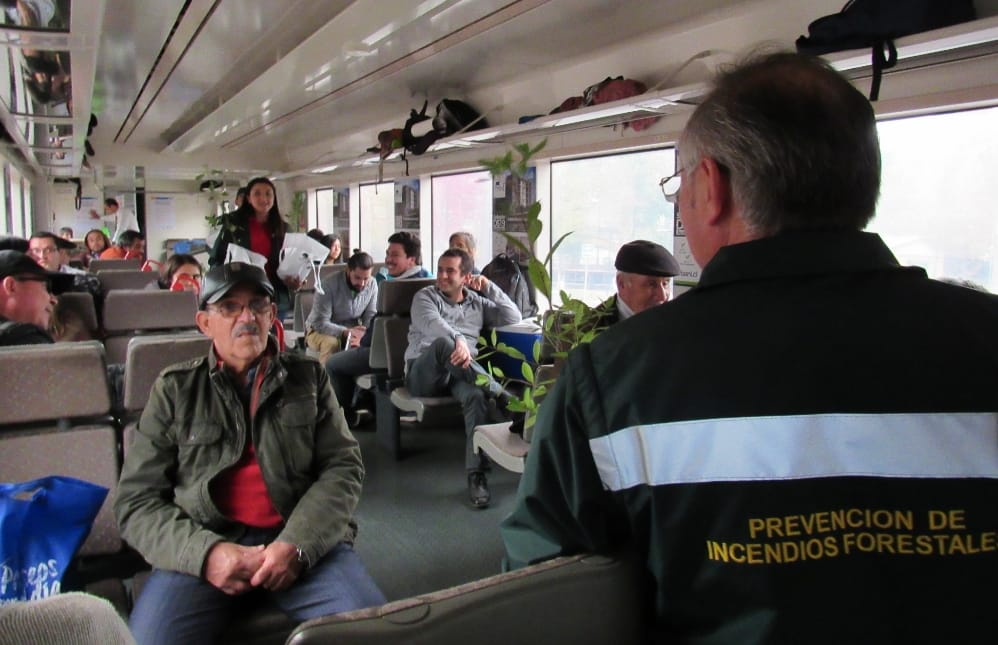 Con trivia incluida “Tren Ecológico Corto Laja” invita a pasajeros a tomar conciencia medioambiental