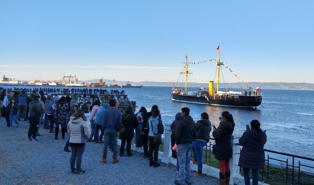 21 de mayo: Cientos de personas visitan el Museo Monitor Huáscar en Talcahuano
