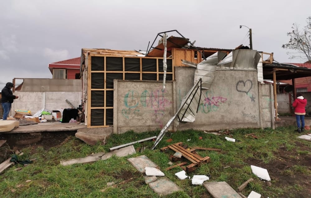 Tornado voló barraca familiar: “Las pérdidas son millonarias”