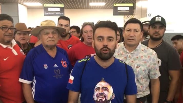 De viral a varado: Galo Vargas es parte de los hinchas ‘botados’ en aeropuerto de Brasil