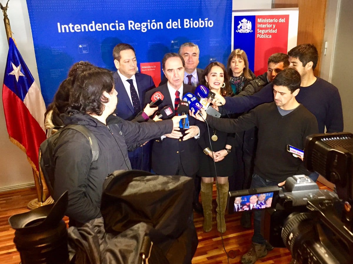 Ministro de Justicia vino al Biobío sin saber de ningún tema local
