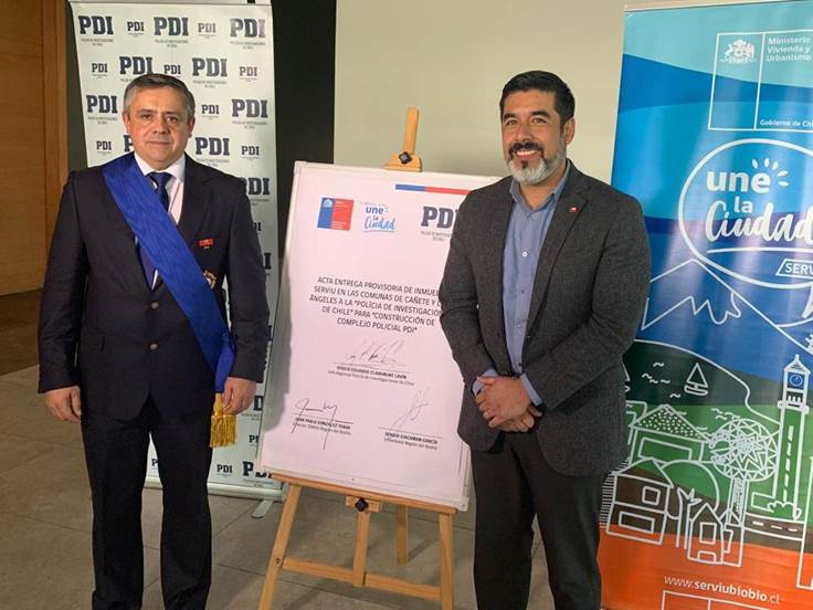 PDI podrá contar con nuevos cuarteles en Cañete y Los Ángeles tras traspaso del Serviu