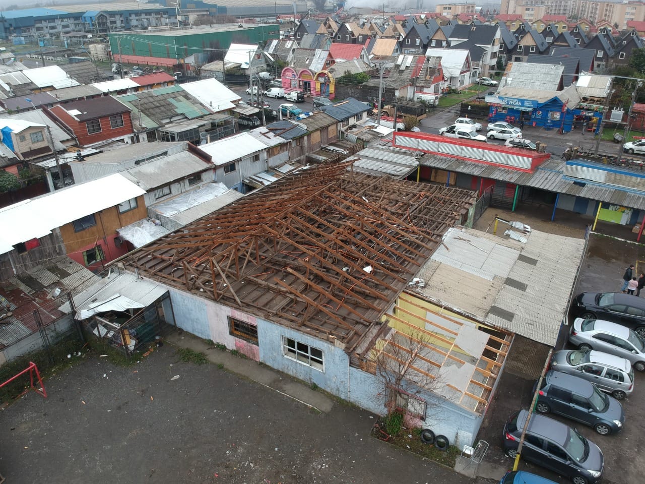 Talcahuano: Escuela Huertos Familiares tendría que ser reconstruida en su totalidad