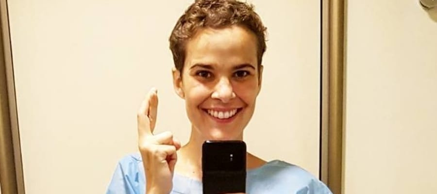 La emotiva imagen que Javiera Suárez compartió en una iglesia