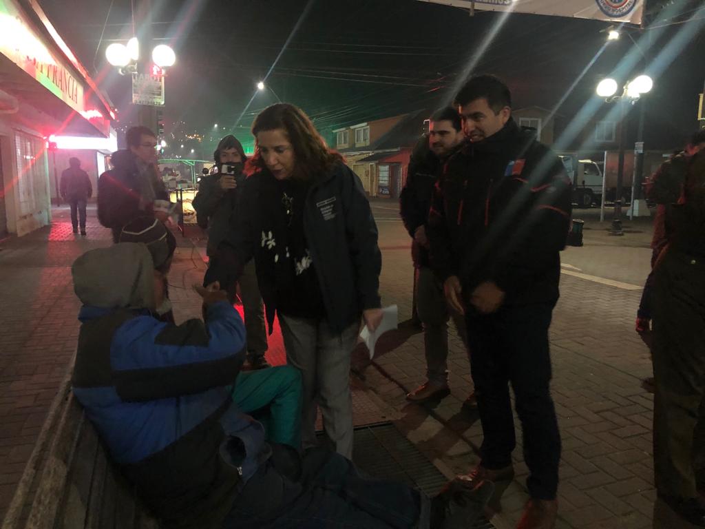 Partió el programa Noche Digna para las gélidas jornadas pronosticadas para la Provincia de Arauco