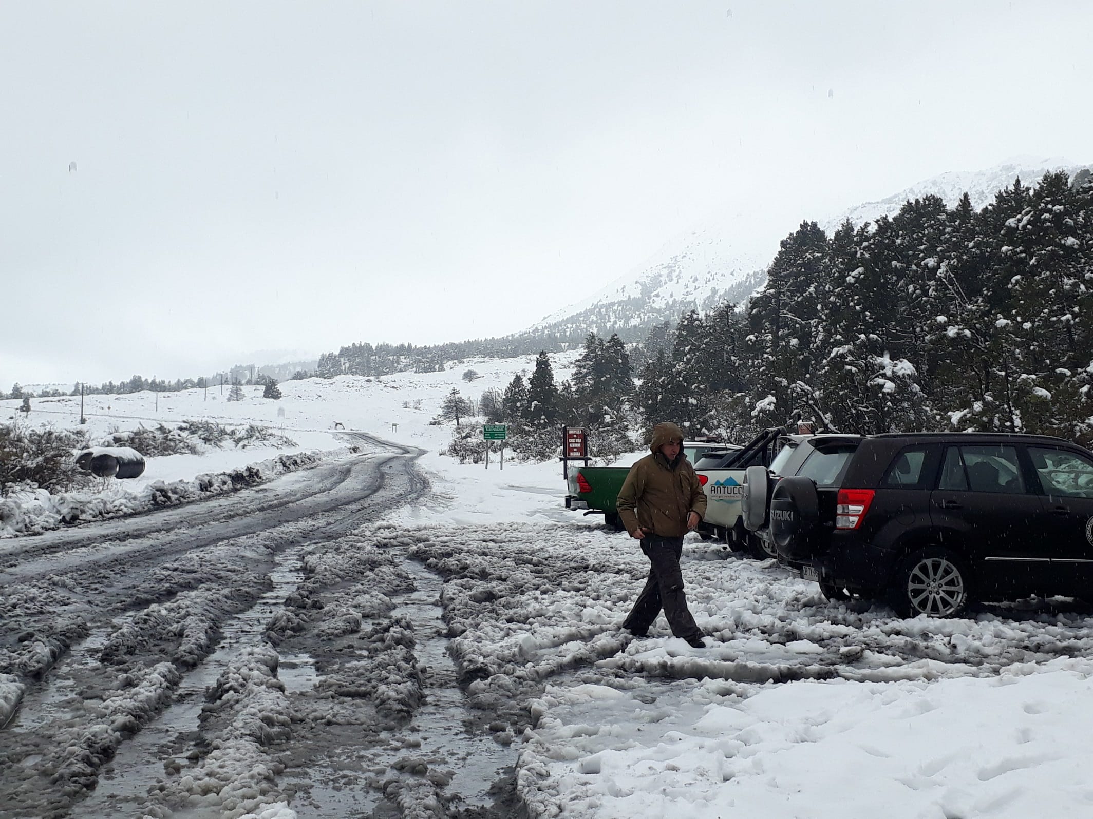 Parque Nacional Laguna del Laja inició temporada invernal