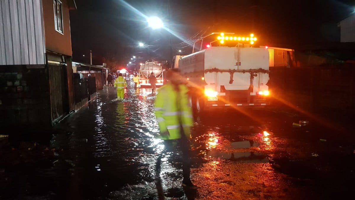 Más de 50 casas sufrieron el rigor del sistema frontal en San Pedro de la Paz