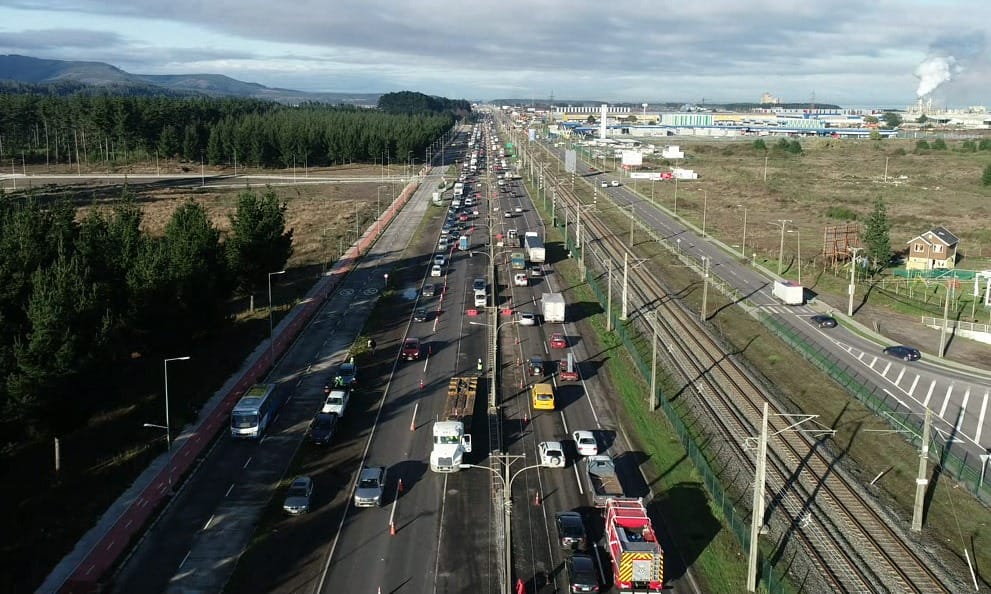 Aseguran que terceras pistas de la Ruta 160 estaran listas antes de las fiestas de fin de año