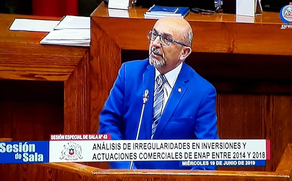 Diputado Leonidas Romero en picada contra ENAP por irregularidades