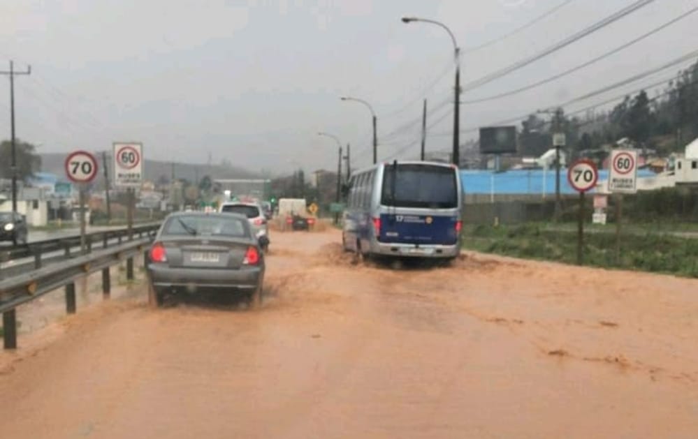Penco bajo el agua producto de la intensa lluvia: Casas y calles afectadas