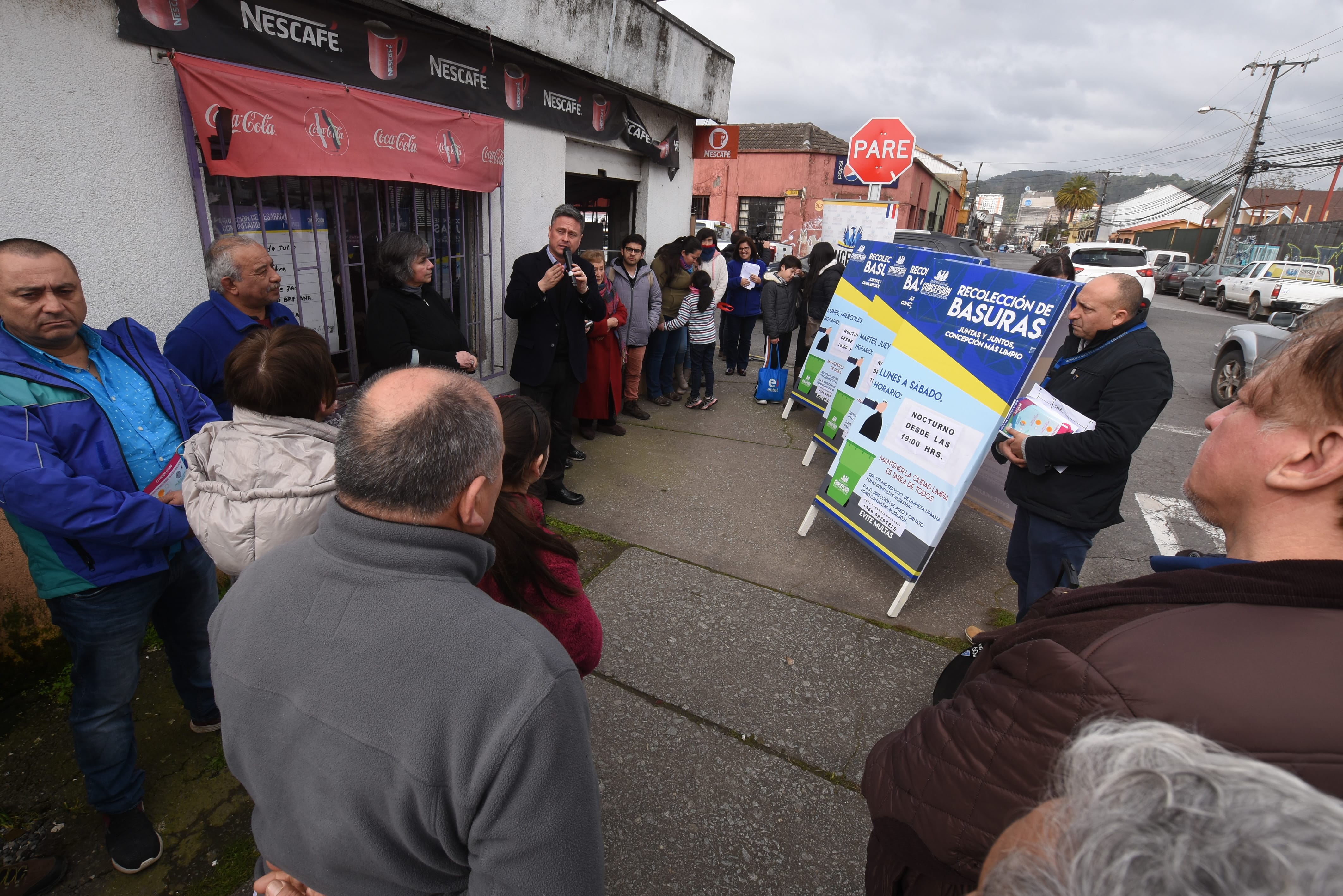 Concepción lanza campaña para respetar horarios de recolección de basura