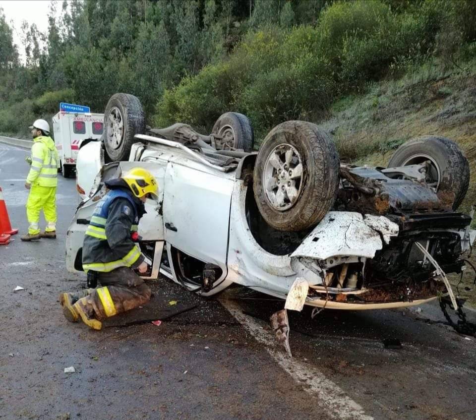 Fallece el joven alumno de Carabineros que volcó junto a su familia en Lota